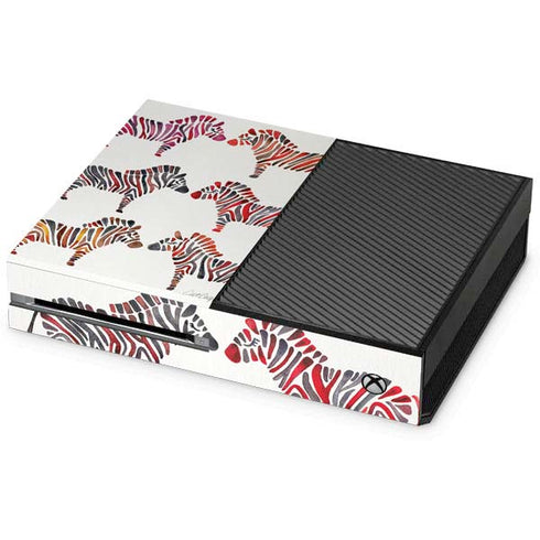 Cat Coq Rainbow Zebras Xbox One Console Skin